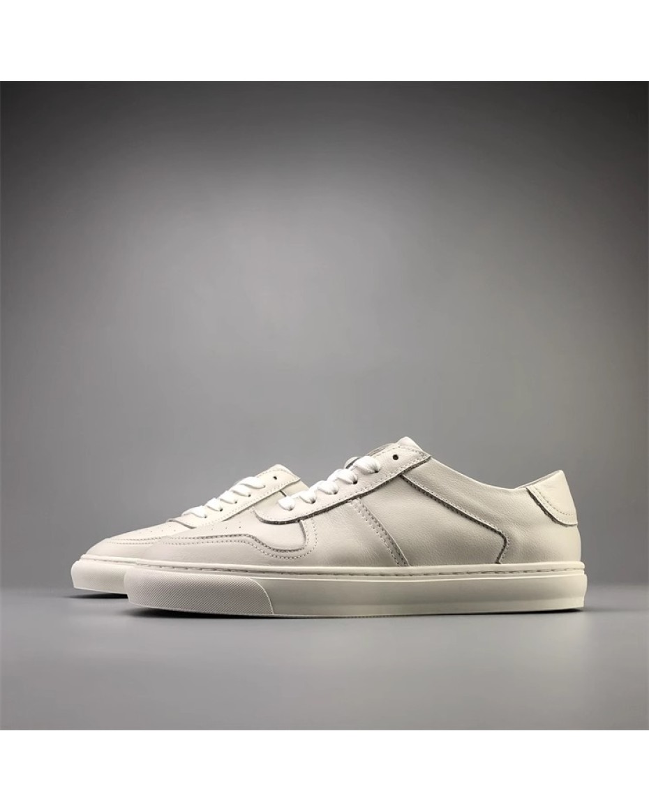 Minimalist Leather Slip-Ons