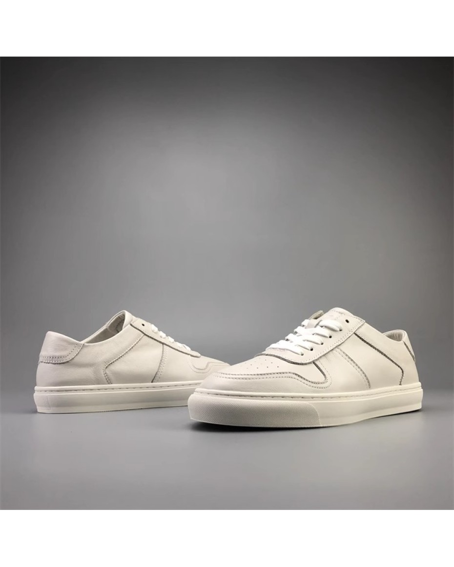 Minimalist Leather Slip-Ons